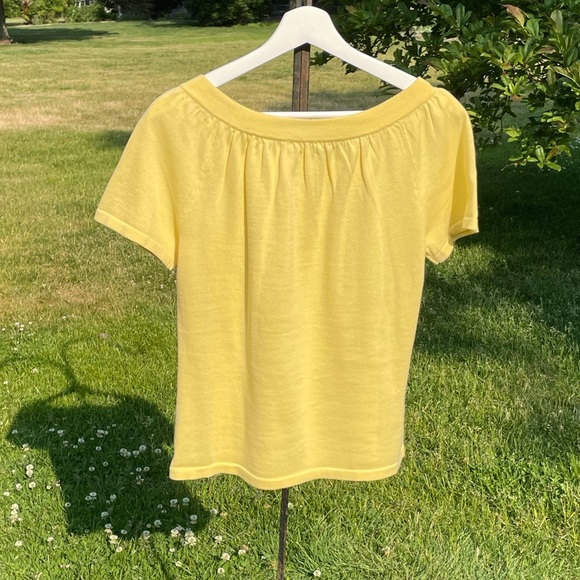 J. JILL YELLOW TOP - Picture 3 of 4